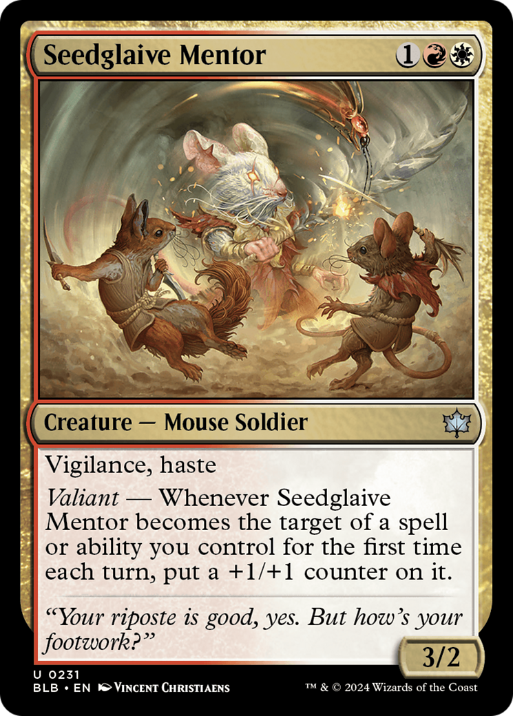 Seedglaive Mentor [Bloomburrow] | Dragon's Lair Comics and Fantasy Houston TX