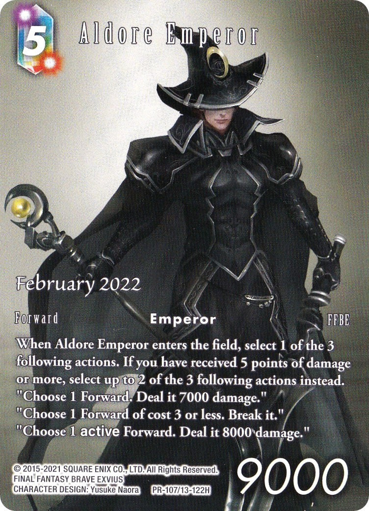 Aldore Emperor [Opus XIII Promo Cards] | Dragon's Lair Comics and Fantasy Houston TX