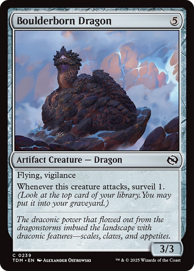 Boulderborn Dragon [Tarkir: Dragonstorm] | Dragon's Lair Comics and Fantasy Houston TX