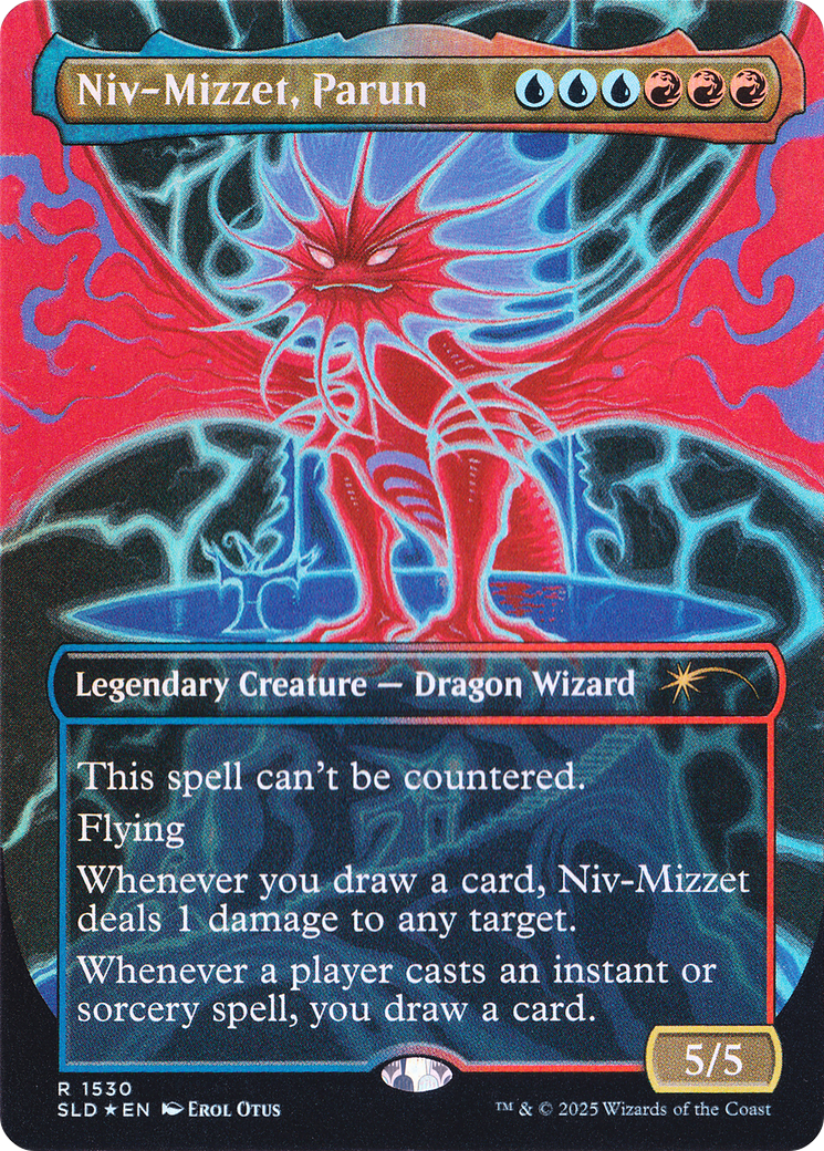 Niv-Mizzet, Parun (Rainbow Foil) [Secret Lair Drop Series] | Dragon's Lair Comics and Fantasy Houston TX