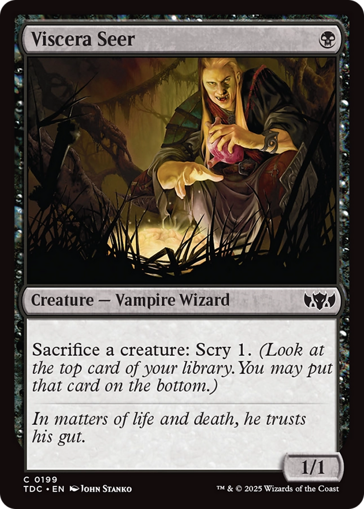 Viscera Seer [Tarkir: Dragonstorm Commander] | Dragon's Lair Comics and Fantasy Houston TX
