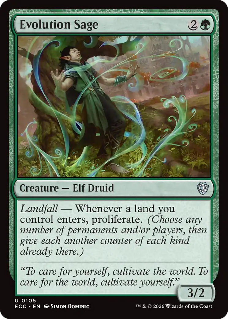 Evolution Sage [Lorwyn Eclipsed Commander] | Odin's Place