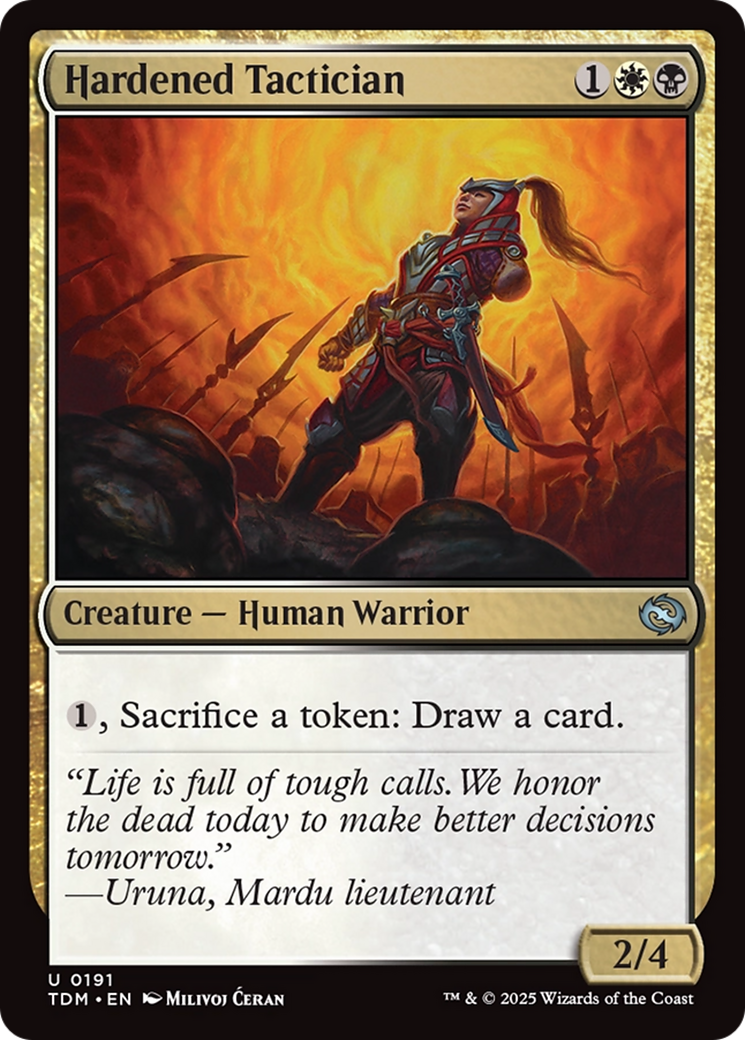 Hardened Tactician [Tarkir: Dragonstorm] | Dragon's Lair Comics and Fantasy Houston TX