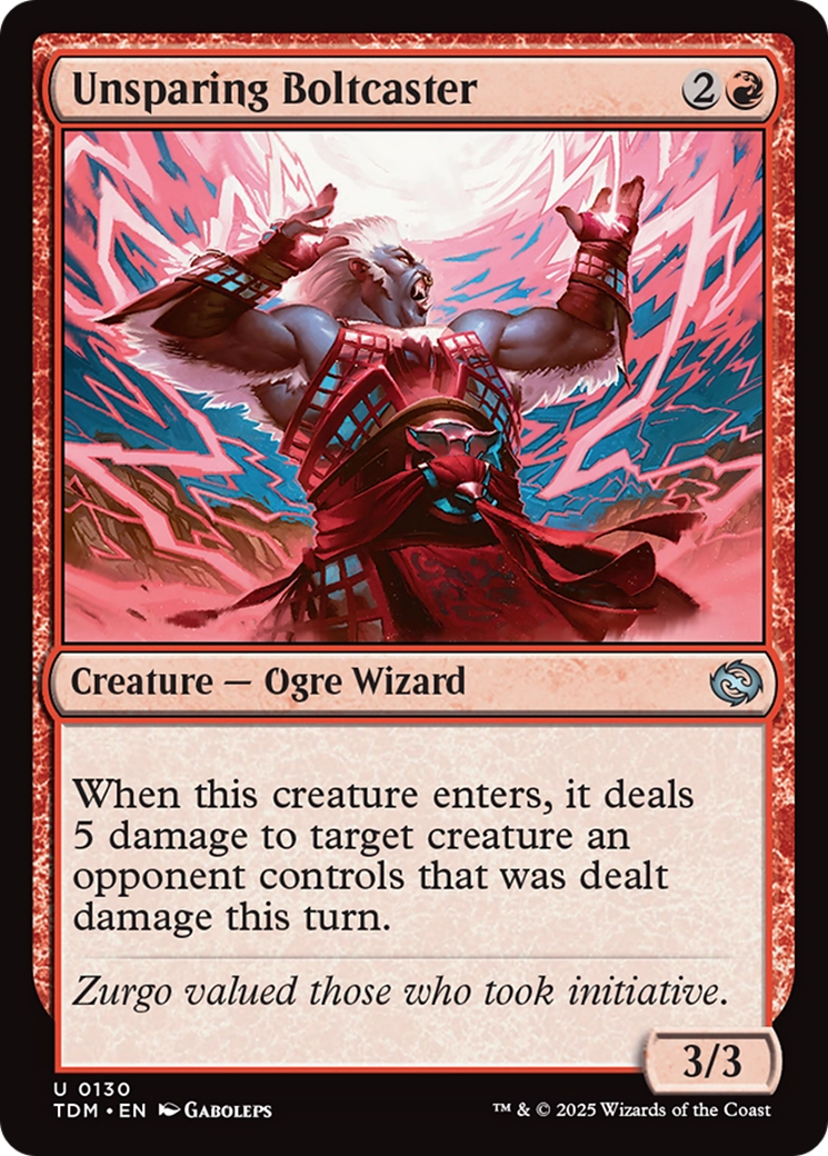 Unsparing Boltcaster [Tarkir: Dragonstorm] | Dragon's Lair Comics and Fantasy Houston TX