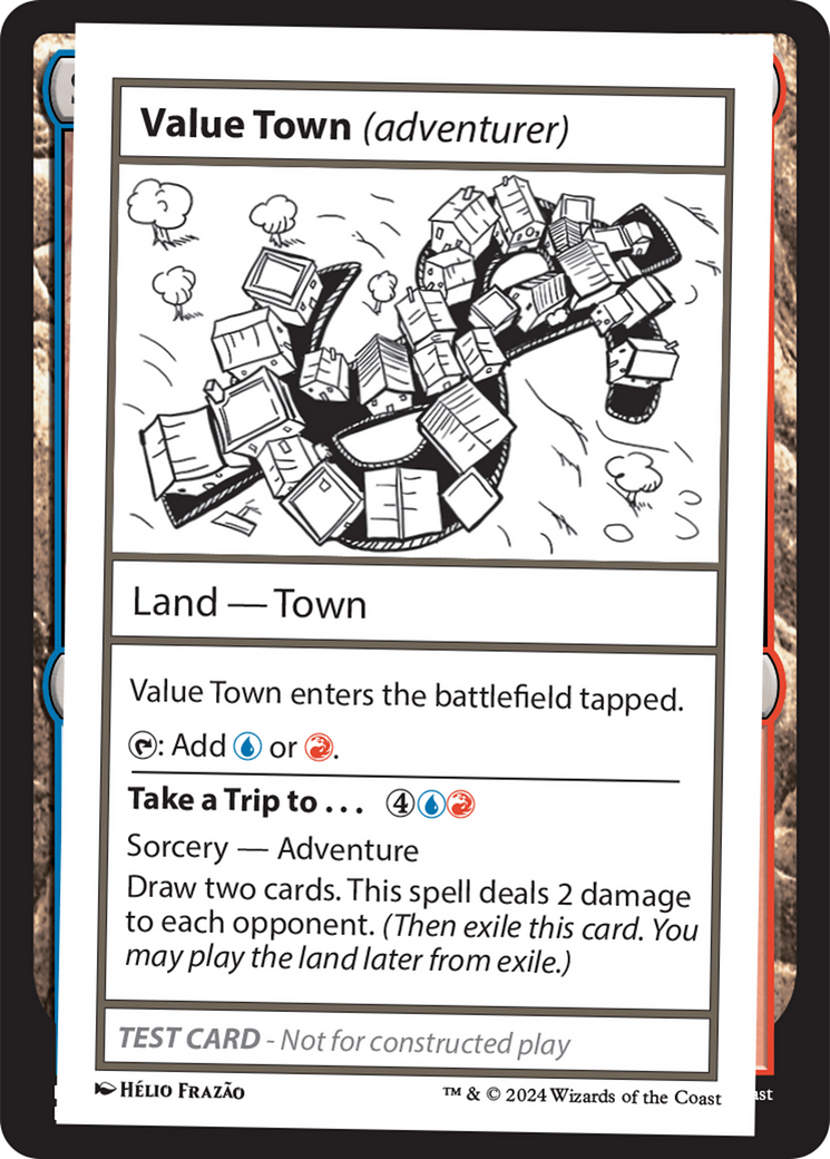Value Town (adventurer) [Mystery Booster 2 Playtest Cards] | Dragon's Lair Comics and Fantasy Houston TX