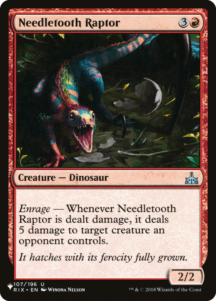 Needletooth Raptor [The List] | Dragon's Lair Comics and Fantasy Houston TX