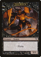 Angel // Demon Double-Sided Token (Oversized) [Open the Helvault] | Dragon's Lair Comics and Fantasy Houston TX