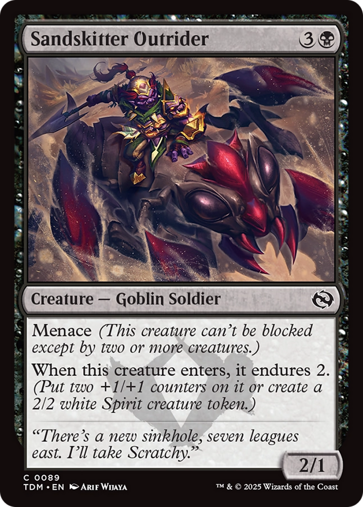Sandskitter Outrider [Tarkir: Dragonstorm] | Dragon's Lair Comics and Fantasy Houston TX