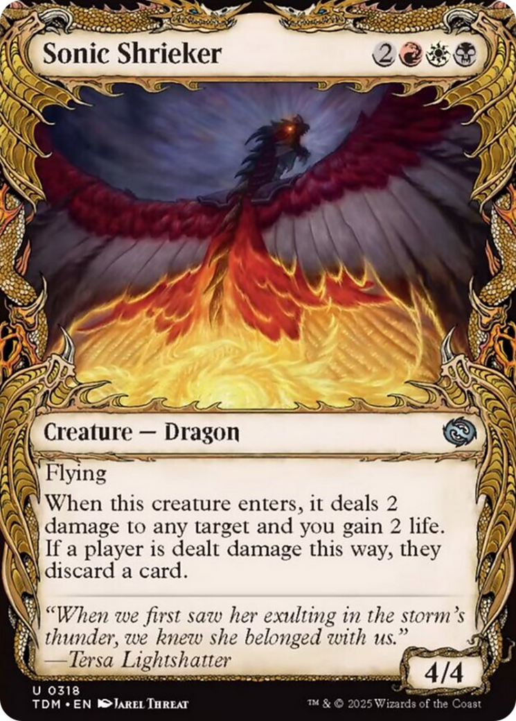 Sonic Shrieker (Showcase) [Tarkir: Dragonstorm] | Dragon's Lair Comics and Fantasy Houston TX