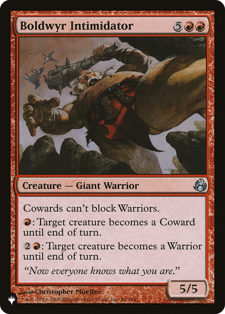 Boldwyr Intimidator [The List] | Dragon's Lair Comics and Fantasy Houston TX