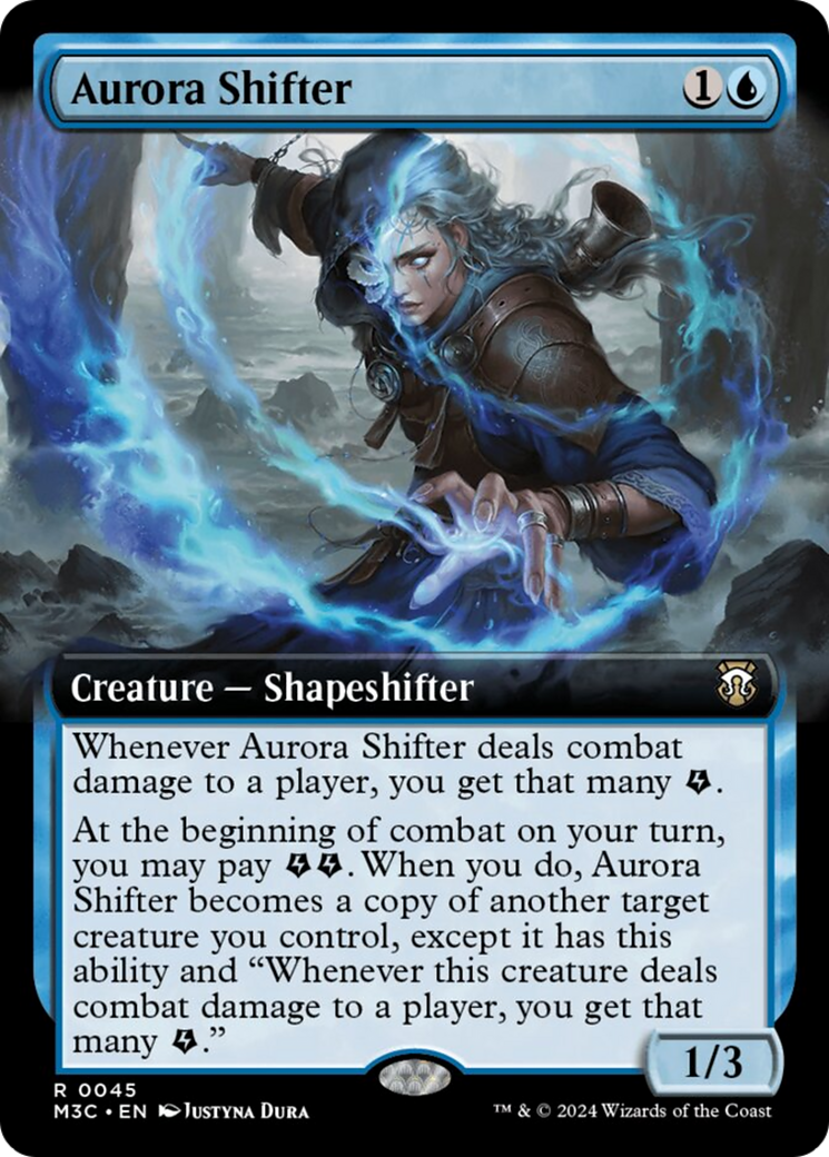 Aurora Shifter (Extended Art) (Ripple Foil) [Modern Horizons 3 Commander] | Dragon's Lair Comics and Fantasy Houston TX