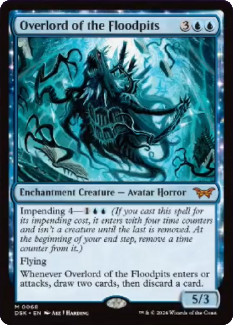 Overlord of the Floodpits [Duskmourn: House of Horror] | Dragon's Lair Comics and Fantasy Houston TX