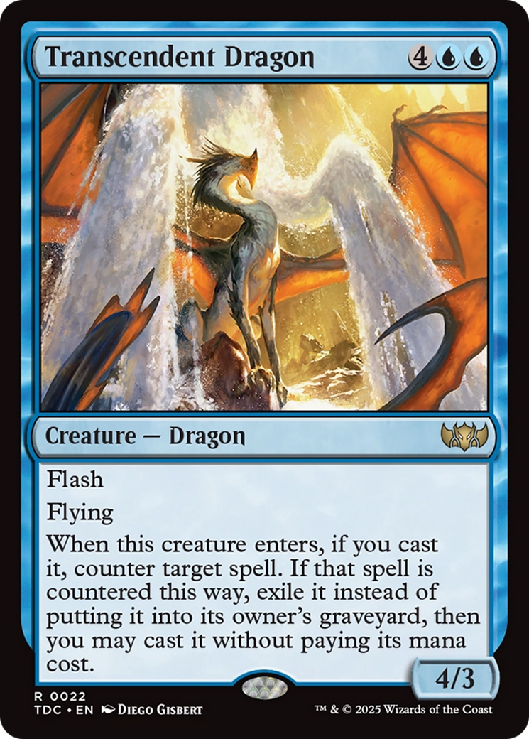 Transcendent Dragon [Tarkir: Dragonstorm Commander] | Dragon's Lair Comics and Fantasy Houston TX
