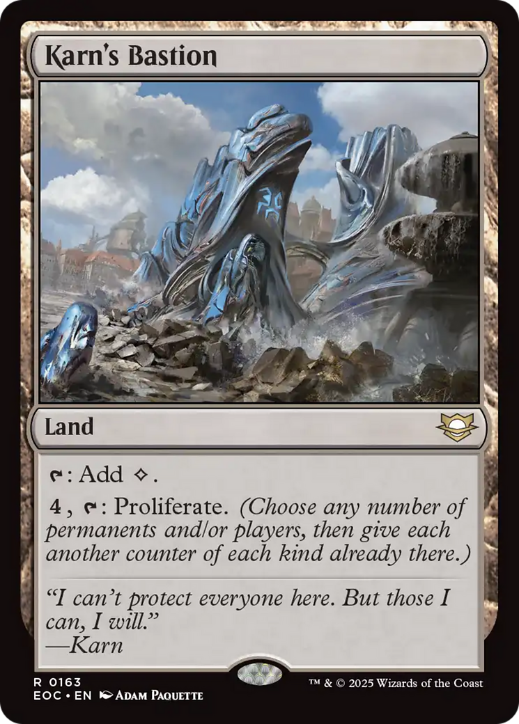 Karn's Bastion [Edge of Eternities Commander] | Dragon's Lair Comics and Fantasy Houston TX