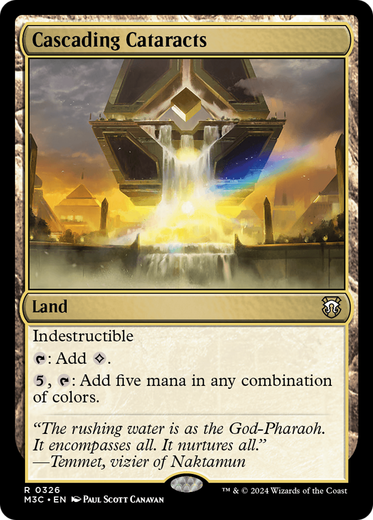 Cascading Cataracts (Ripple Foil) [Modern Horizons 3 Commander] | Dragon's Lair Comics and Fantasy Houston TX