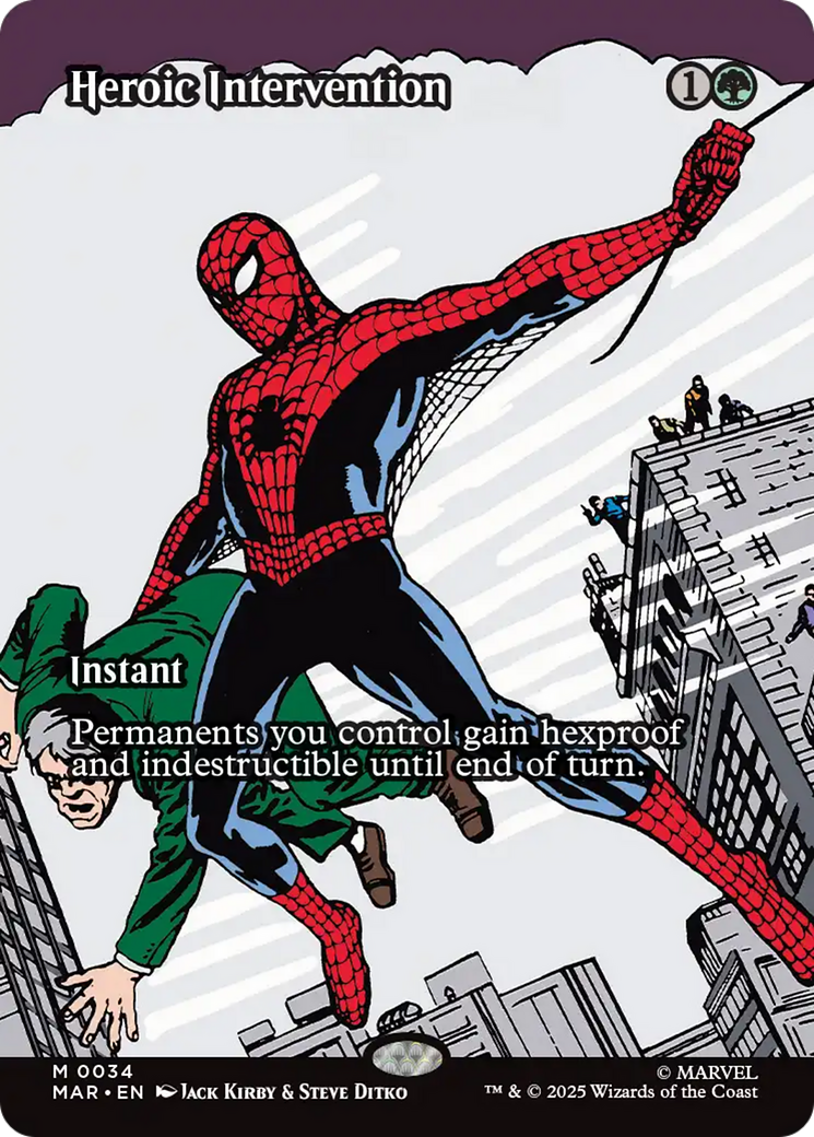 Heroic Intervention (Borderless) [Marvel's Spider-Man: Eternal-Legal] | Dragon's Lair Comics and Fantasy Houston TX