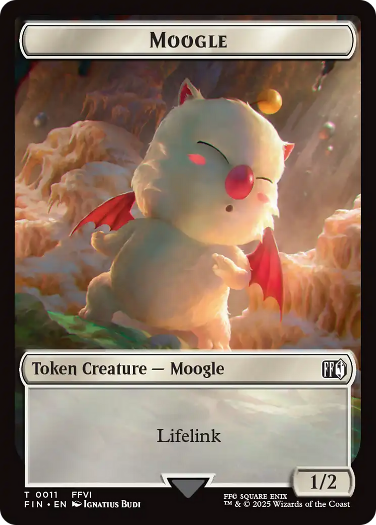 Moogle (0011) // Copy (0001) Double-Sided Token [FINAL FANTASY Tokens] | Dragon's Lair Comics and Fantasy Houston TX