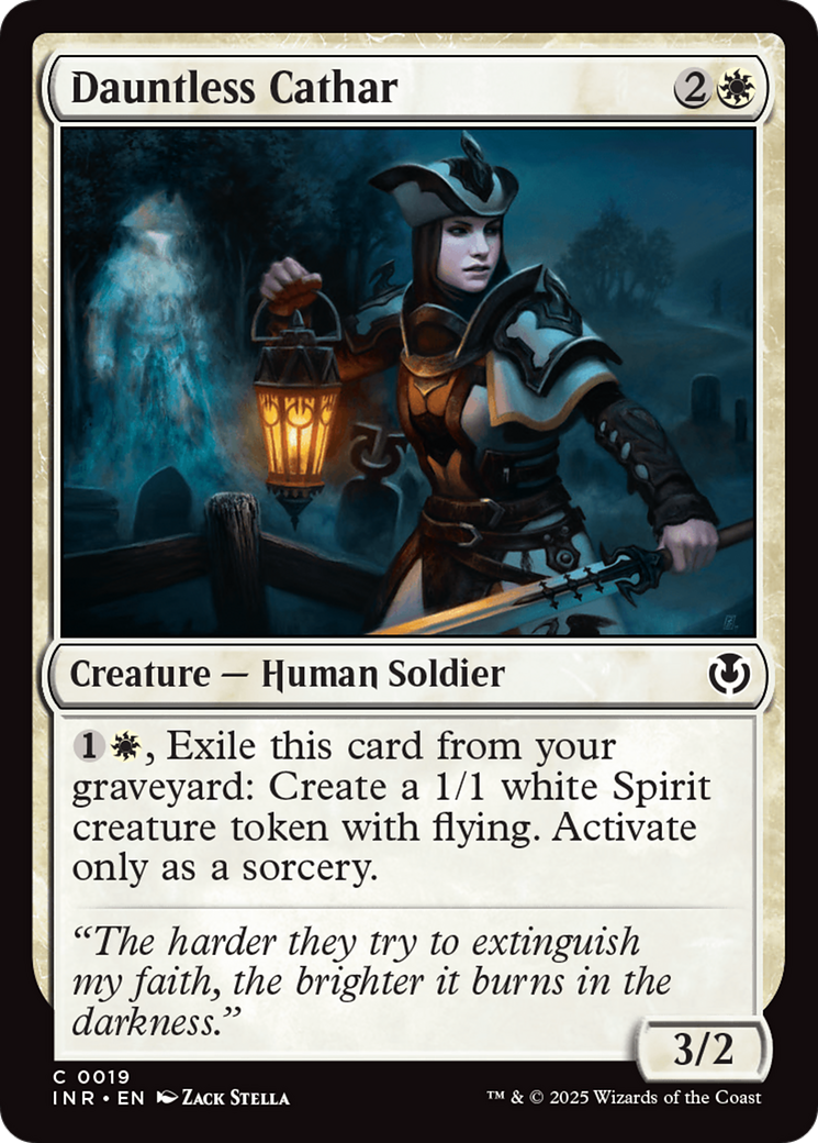Dauntless Cathar [Innistrad Remastered] | Dragon's Lair Comics and Fantasy Houston TX