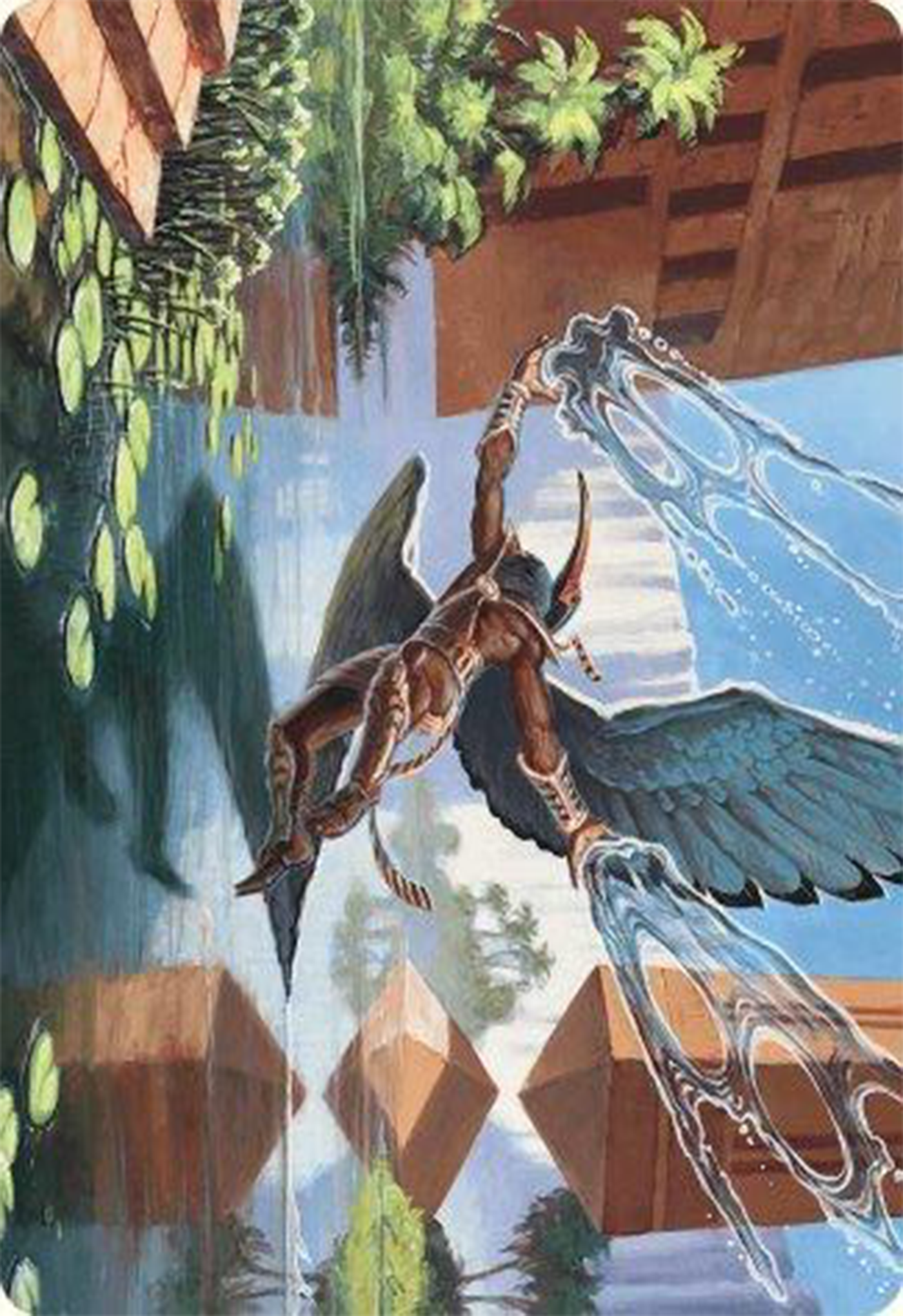 Nadu, Winged Wisdom Art Card [Modern Horizons 3 Art Series] | Dragon's Lair Comics and Fantasy Houston TX