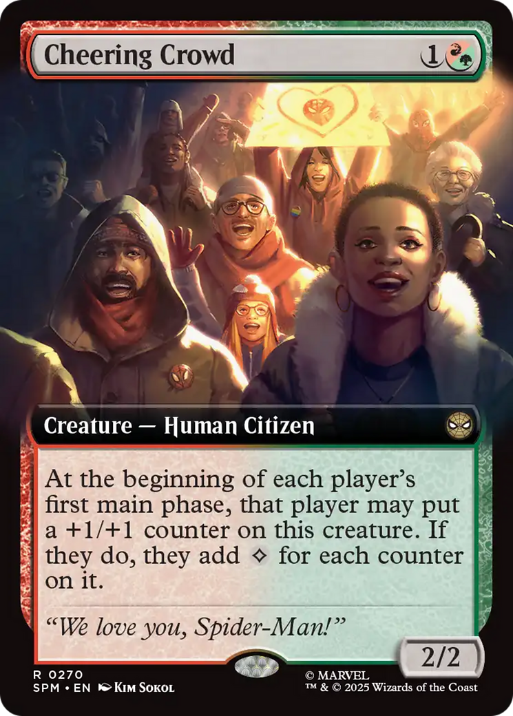 Cheering Crowd (Extended Art) [Marvel's Spider-Man] | Dragon's Lair Comics and Fantasy Houston TX