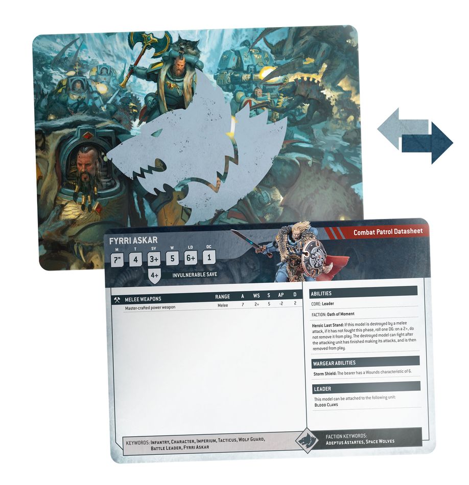Warhammer 40k: Space Wolves Datasheet Cards | Dragon's Lair Comics and Fantasy Houston TX