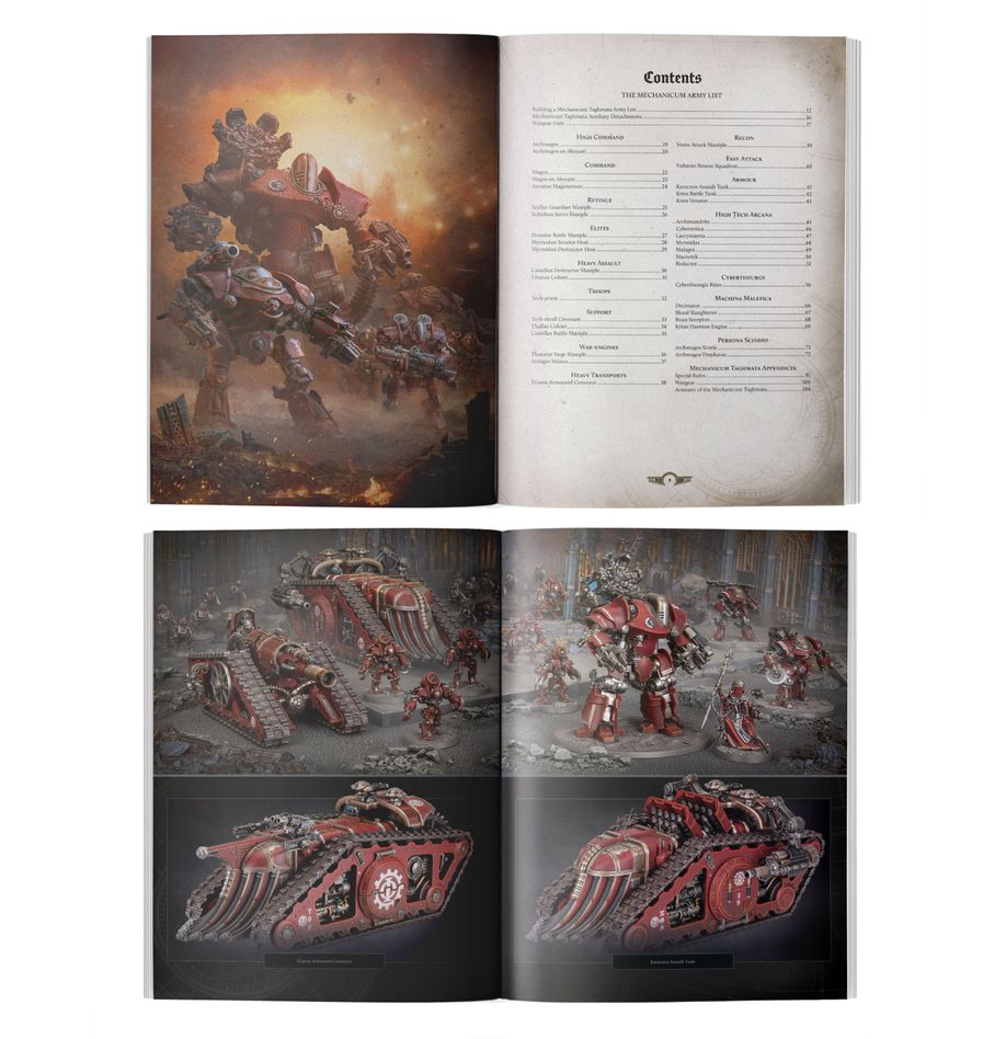 Warhammer Horus Heresy: Liber Mechanicum: Forces of the Taghmata Army Book | Dragon's Lair Comics and Fantasy Houston TX