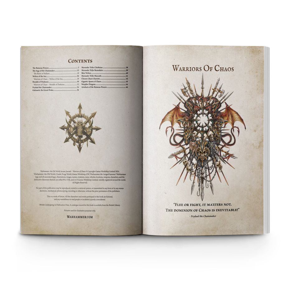 Warhammer Old World: Arcane Journal Warriors of Chaos | Dragon's Lair Comics and Fantasy Houston TX