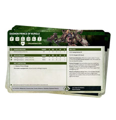 Warhammer 40k: Death Guard Datasheet Cards | Dragon's Lair Comics and Fantasy Houston TX