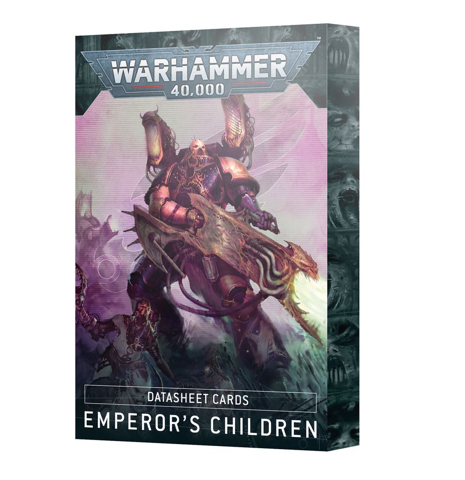 Warhammer 40k: Emperors Children Data Cards | Dragon's Lair Comics and Fantasy Houston TX
