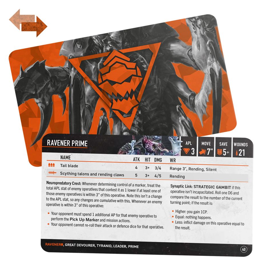 Warhammer Killteam: Datacards Raveners | Dragon's Lair Comics and Fantasy Houston TX