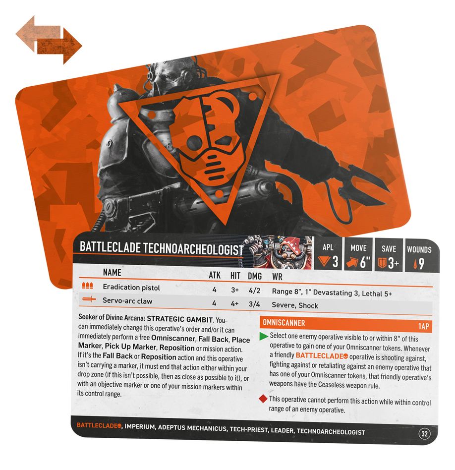 Warhammer Killteam: Battleclade Datacards | Dragon's Lair Comics and Fantasy Houston TX