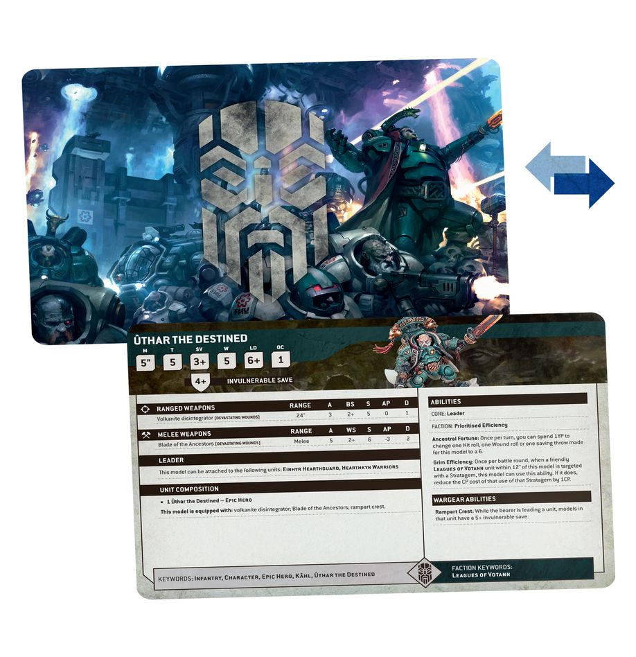 Warhammer 40k: Leagues of Votann Data Cards | Dragon's Lair Comics and Fantasy Houston TX