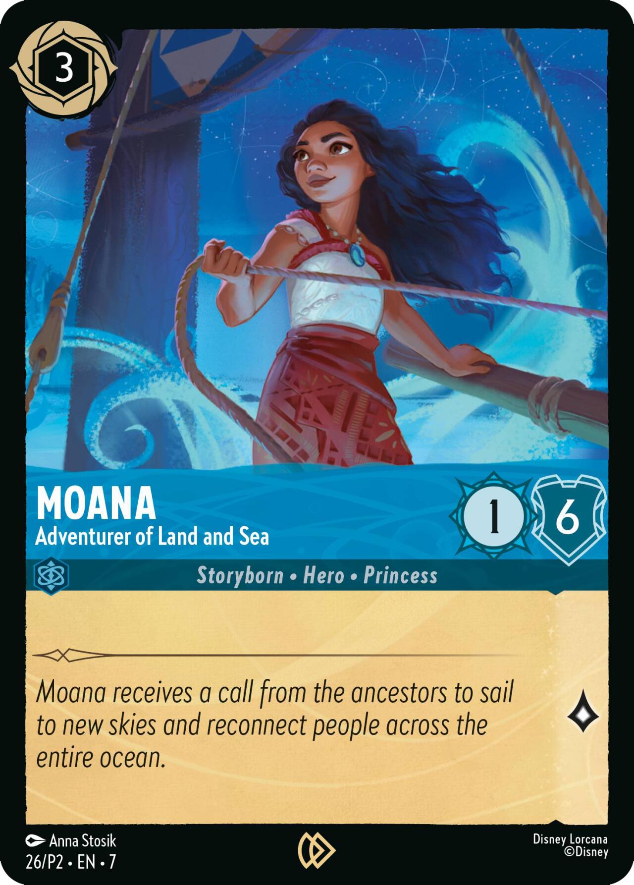 Moana - Adventurer of Land and Sea (26) [Promo Cards] | Odin's Place