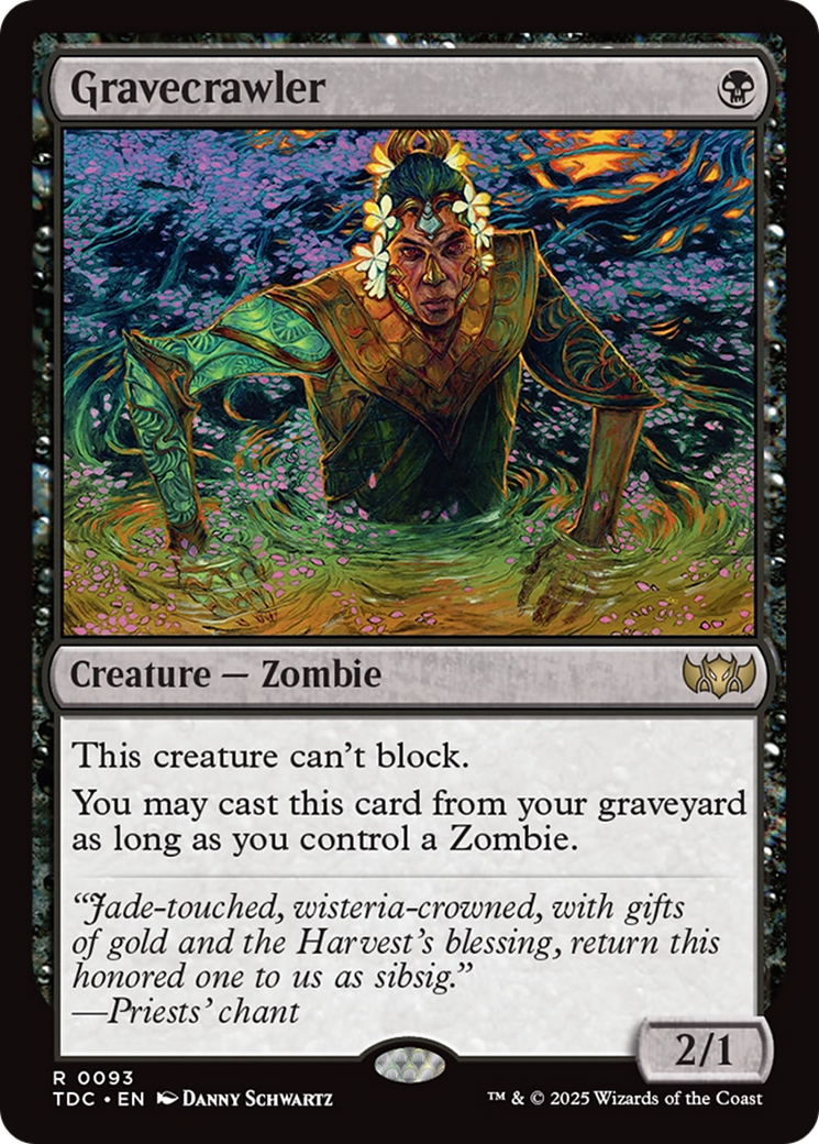 Gravecrawler [Tarkir: Dragonstorm Commander] | Dragon's Lair Comics and Fantasy Houston TX