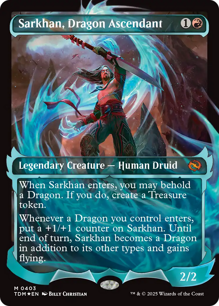 Sarkhan, Dragon Ascendant (0403) (Showcase) [Tarkir: Dragonstorm] | Odin's Place