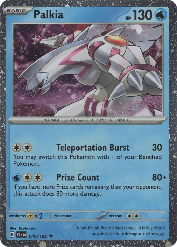 Palkia (040/182) (Cosmos Holo) [Miscellaneous Cards] | Dragon's Lair Comics and Fantasy Houston TX