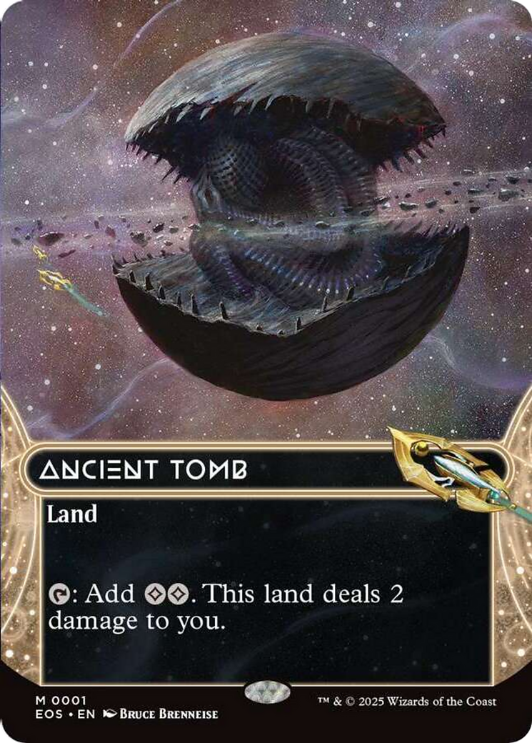 Ancient Tomb (0001) (Borderless) [Edge of Eternities: Stellar Sights] | Dragon's Lair Comics and Fantasy Houston TX
