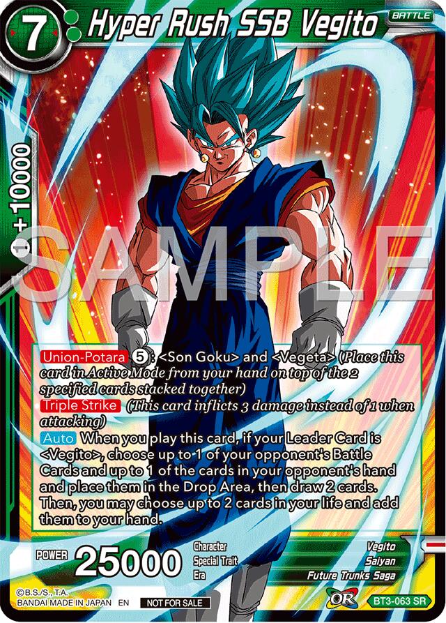 Hyper Rush SSB Vegito (Championship 2024 Finals Pack) (BT3-063) [Tournament Promotion Cards] | Dragon's Lair Comics and Fantasy Houston TX