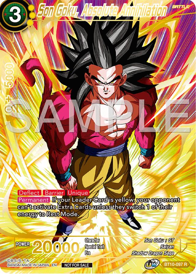 Son Goku, Absolute Annihilation (Championship 2024 Finals Pack) (Gold Stamped) (BT10-097) [Tournament Promotion Cards] | Dragon's Lair Comics and Fantasy Houston TX