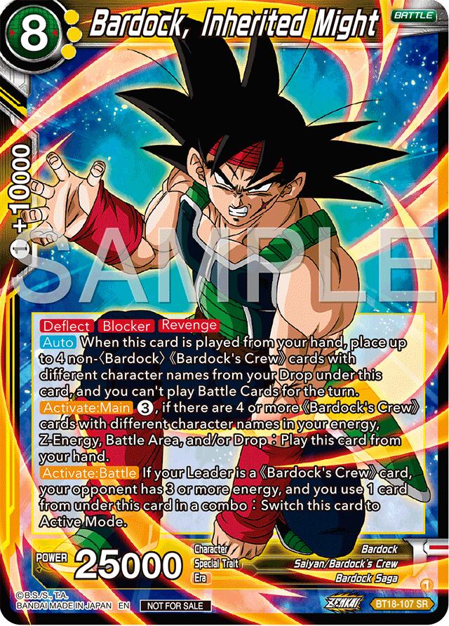 Bardock, Inherited Might (Championship 2024 Finals Pack) (BT18-107) [Tournament Promotion Cards] | Dragon's Lair Comics and Fantasy Houston TX