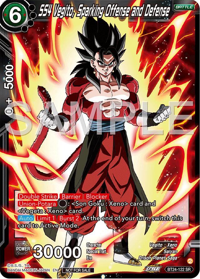 SS4 Vegito, Sparking Offense and Defense (Championship 2024 Finals Pack) (BT24-122) [Tournament Promotion Cards] | Dragon's Lair Comics and Fantasy Houston TX