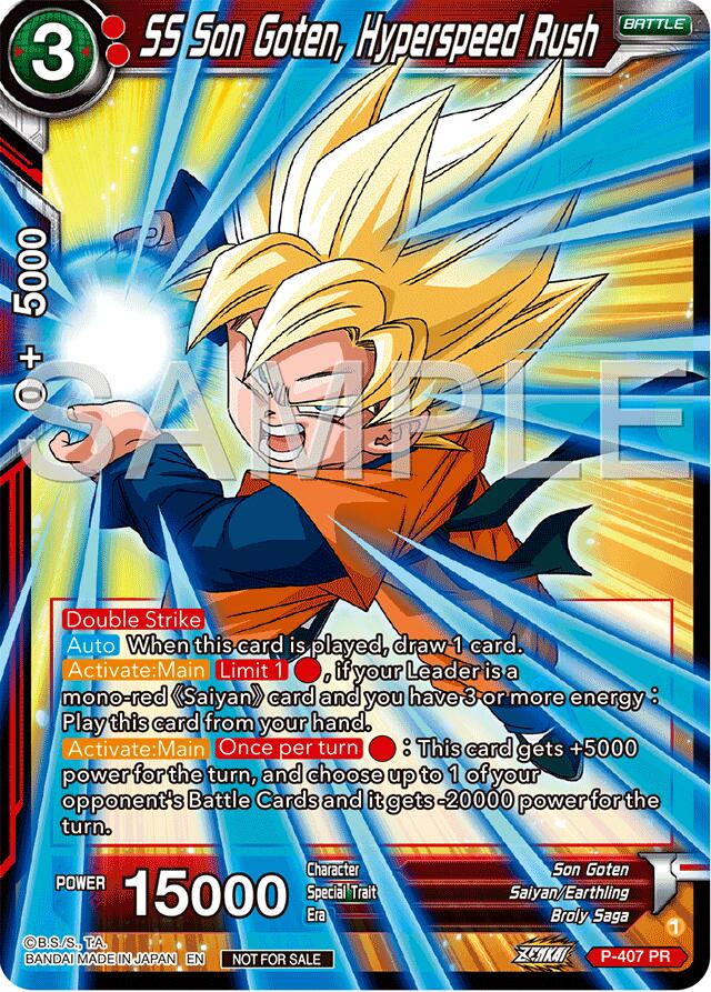 SS Son Goten, Hyperspeed Rush (Championship 2024 Finals Pack) (P-407) [Tournament Promotion Cards] | Dragon's Lair Comics and Fantasy Houston TX