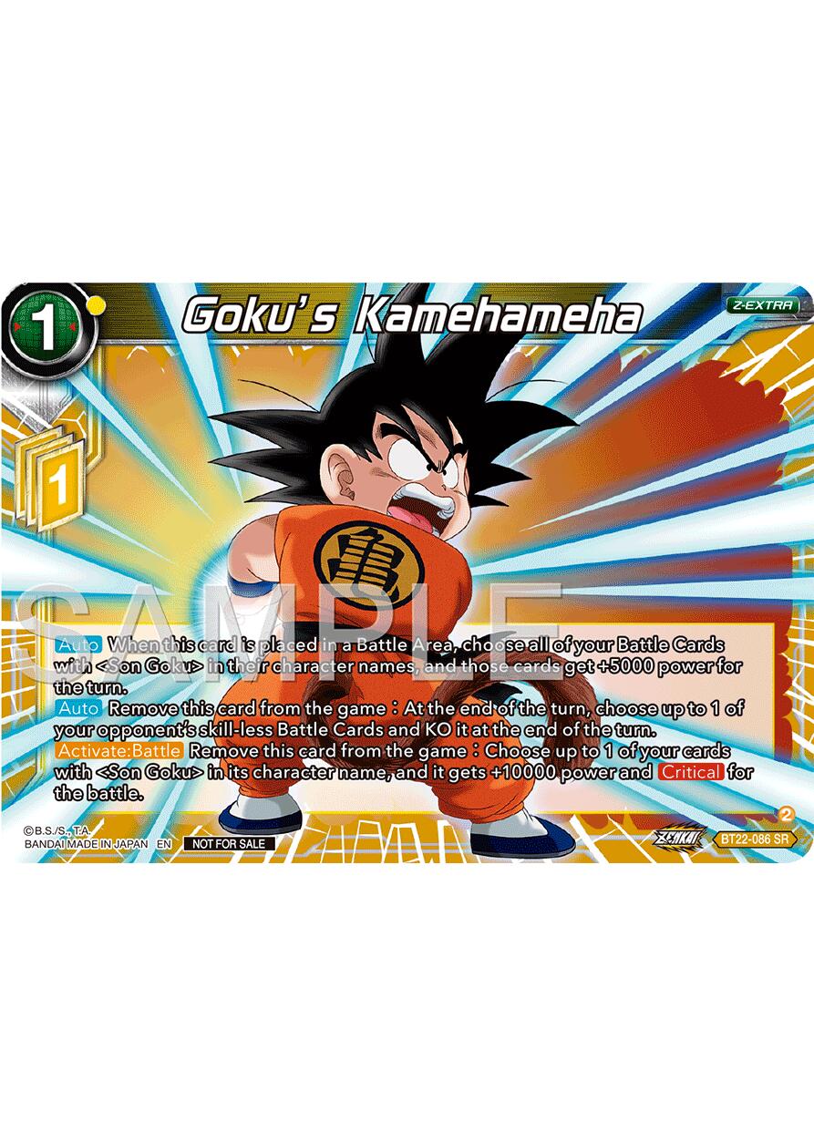Goku's Kamehameha (Championship 2024 Finals Zenkai Pack) (BT22-086) [Tournament Promotion Cards] | Dragon's Lair Comics and Fantasy Houston TX