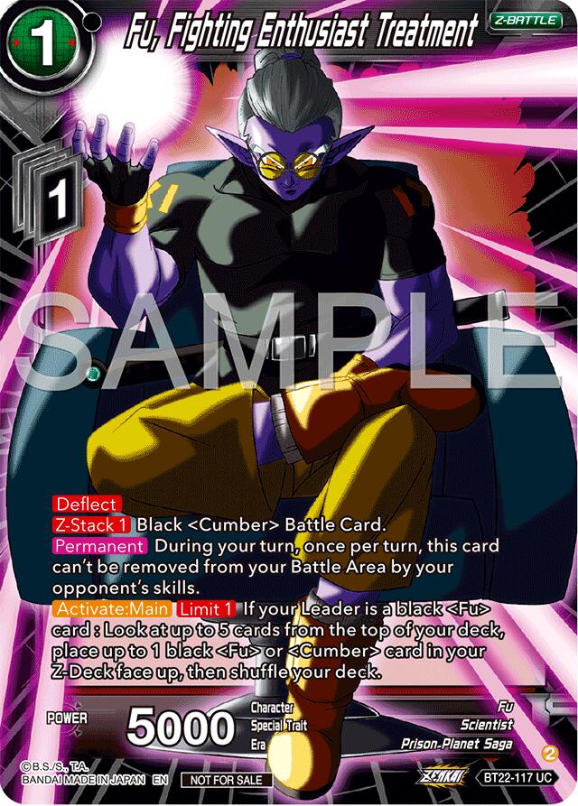 Fu, Fighting Enthusiast Treatment (Championship 2024 Finals Zenkai Pack) (BT22-117) [Tournament Promotion Cards] | Dragon's Lair Comics and Fantasy Houston TX