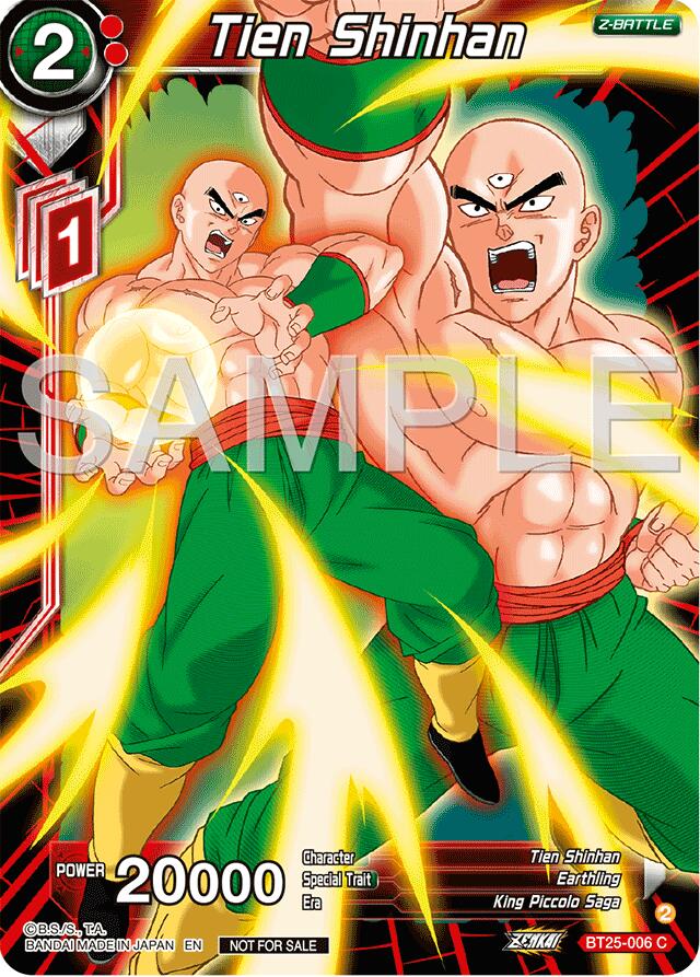 Tien Shinhan (Championship 2024 Finals Zenkai Pack) (BT25-006) [Tournament Promotion Cards] | Dragon's Lair Comics and Fantasy Houston TX