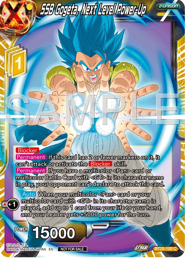 SSB Gogeta, Next Level Power-Up (Championship 2024 Finals Zenkai Pack) (BT25-100) [Tournament Promotion Cards] | Dragon's Lair Comics and Fantasy Houston TX