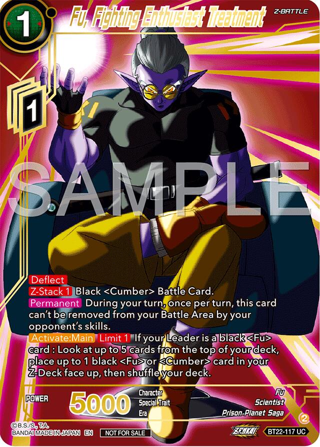 Fu, Fighting Enthusiast Treatment (Championship 2024 Finals Zenkai Pack) (Gold Stamped) (BT22-117) [Tournament Promotion Cards] | Dragon's Lair Comics and Fantasy Houston TX