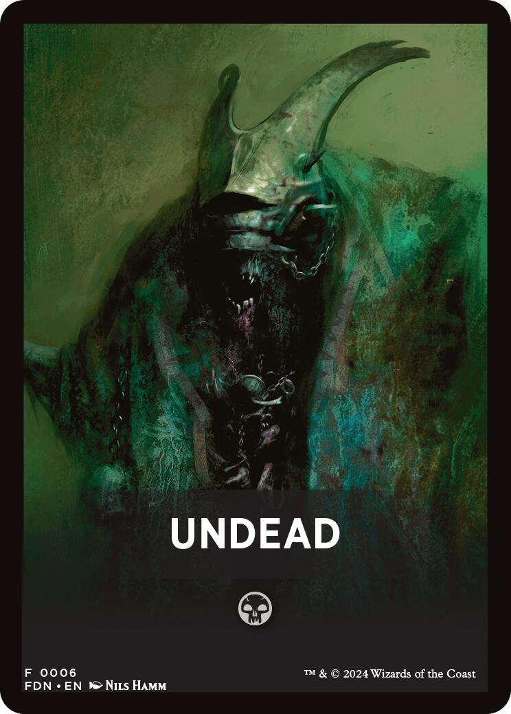 Undead Theme Card [Foundations Tokens] | Dragon's Lair Comics and Fantasy Houston TX