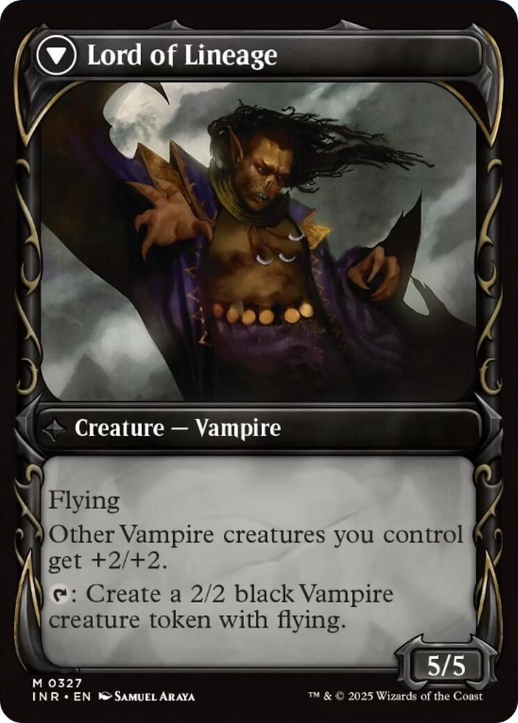Bloodline Keeper // Lord of Lineage (Showcase) [Innistrad Remastered] | Dragon's Lair Comics and Fantasy Houston TX