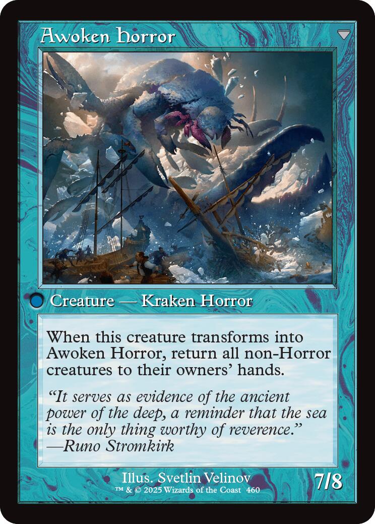 Thing in the Ice // Awoken Horror (Retro Frame) [Innistrad Remastered] | Dragon's Lair Comics and Fantasy Houston TX